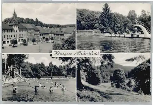 Koenigsee Thueringen Freibad Hotel zum Loewen / Koenigsee /Saalfeld-Rudolstadt LKR