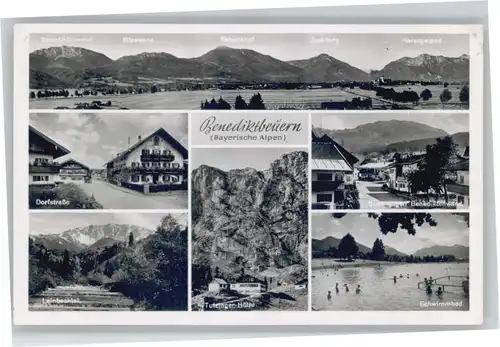 Benediktbeuern Dorfstrasse Tutzinger Huette Schwimmbad *