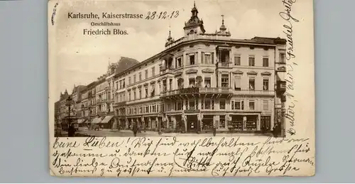 Karlsruhe Baden Geschaeftshaus Friedrich Blos x