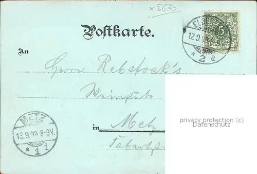 Muengsten Kaiser Wilhelm Bruecke Kuenstlerkarte Eisenbahn Kat. Remscheid