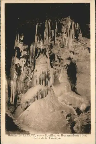 Lacave Lot Hoehle Grotte Salle Tarasque * / Lacave /Arrond. de Gourdon