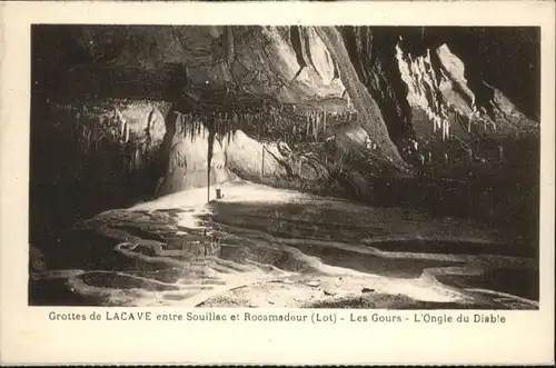 Lacave Lot Hoehle Grotte  * / Lacave /Arrond. de Gourdon