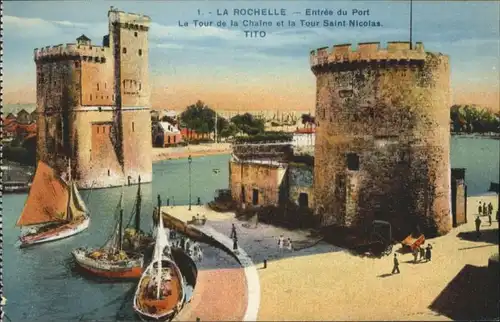 La Rochelle Charente-Maritime La Rochelle Port Tour Chaine Tour Saint-Nicolas * / La Rochelle /Arrond. de La Rochelle