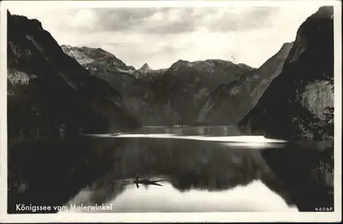 Koenigsee Berchtesgaden Malerwinkel / Schoenau am Koenigssee /Berchtesgadener Land LKR