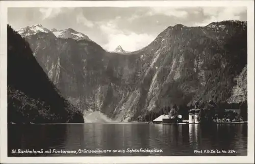 Koenigsee Berchtesgaden St. Bartholomae Funtensee Gruenseelauern Schoenfeldspitze x / Schoenau am Koenigssee /Berchtesgadener Land LKR