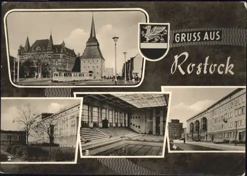 Rostock Mecklenburg-Vorpommern Rostock Steintor Ulrich Hutten Strasse Neptun Schwimmhalle Ernst Thaelmann Strasse x / Rostock /Rostock Stadtkreis