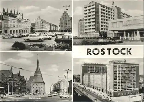 Rostock Mecklenburg-Vorpommern Rostock Rathaus Steintor Inter Hotel Warnow x / Rostock /Rostock Stadtkreis