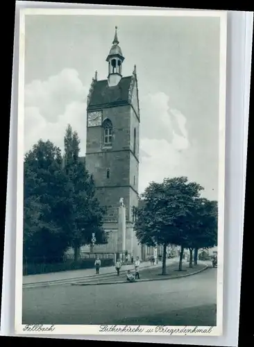 Fellbach Fellbach Luther Kirche Krieger Denkmal  * / Fellbach /Rems-Murr-Kreis LKR