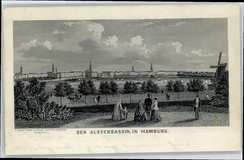 Hamburg Hamburg Alsterbassin * / Hamburg /Hamburg Stadtkreis