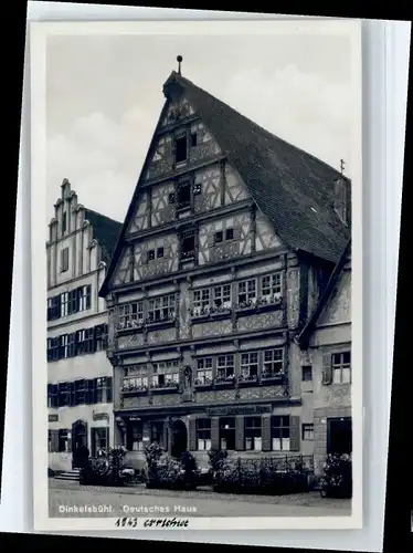 Dinkelsbuehl Dinkelsbuehl Deutsches Haus * / Dinkelsbuehl /Ansbach LKR