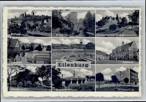 Eilenburg Eilenburg Schloss Sorbenturm Rathaus Kaserne Torgauer Bruecke * / Eilenburg /Nordsachsen LKR