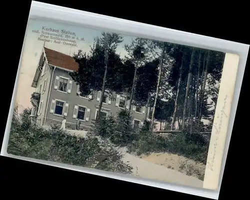 Schlaechtenhaus Schlaechtenhaus Kurhaus Stalten x / Steinen /Loerrach LKR