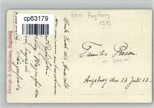 Augsburg Augsburg [handschriftlich] * / Augsburg /Augsburg LKR