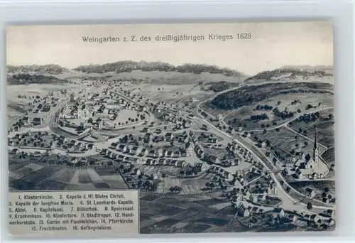 Weingarten Wuerttemberg Weingarten Wuerttemberg Kuenstler Eugen Felle * / Weingarten /Ravensburg LKR