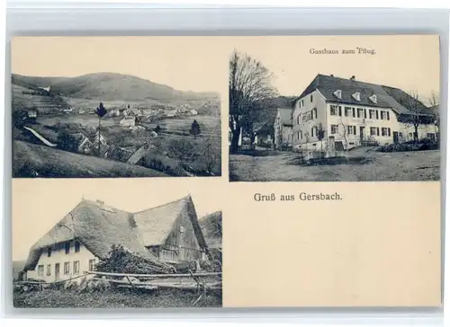 Gersbach Schopfheim Gersbach Schopfheim Gasthaus Pflug * / Schopfheim /Loerrach LKR