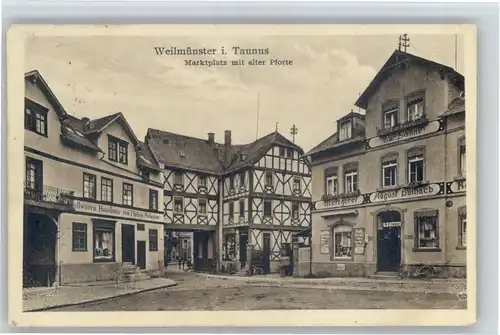 Weilmuenster Weilmuenster Marktplatz  x / Weilmuenster /Limburg-Weilburg LKR