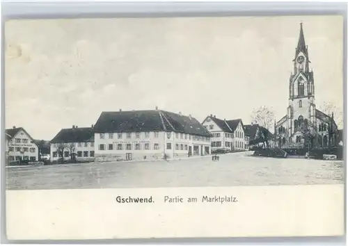Gschwend Gaildorf Gschwend Gaildorf Marktplatz x / Gschwend /Ostalbkreis LKR