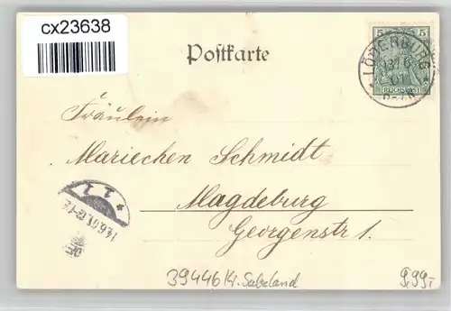 Loederburg Loederburg [Stempelabschlag] Lustkrug  x / Stassfurt /Salzlandkreis LKR