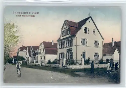 Bischofsheim Ruesselsheim Bischofsheim Mainz Mainzerstrasse * 1918 / Bischofsheim /Gross-Gerau LKR