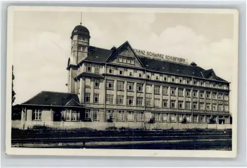 Landau Pfalz Landau [Handschriftlich] Franz Schwarz Schuhfabrik x / Landau in der Pfalz /Landau Pfalz Stadtkreis