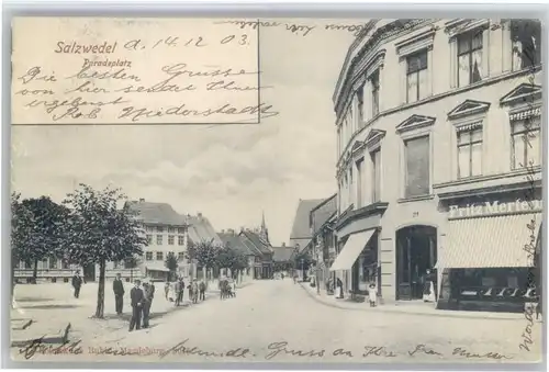 Salzwedel Salzwedel Paradeplatz x / Salzwedel /Altmarkkreis Salzwedel LKR