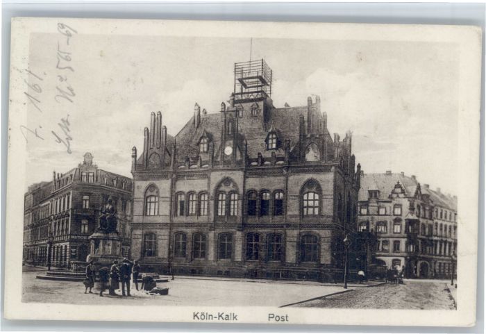 ALTE POSTKARTE GRUSS AUS KALK CASINO CASERNE PRINZESSIN ADOLF ZU