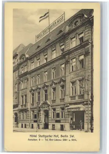 Berlin Berlin Hotel Stuttgarter Hof * / Berlin /Berlin Stadtkreis