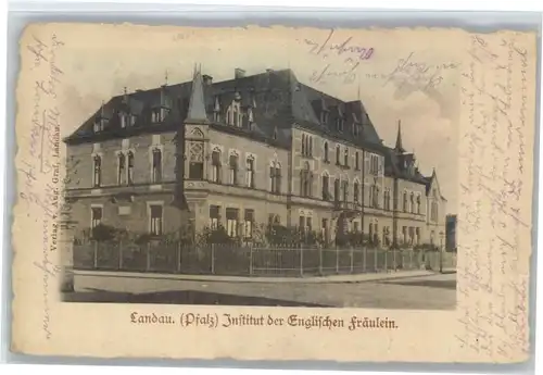 Landau Pfalz Landau Institut der englischen Fraeulein x / Landau in der Pfalz /Landau Pfalz Stadtkreis