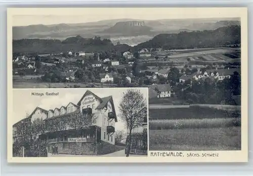 Rathewalde Rathewalde Mittags Gasthof * / Hohnstein /Saechsische Schweiz-Osterzgebirge LKR