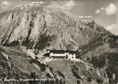 Jenner Berchtesgaden Bergstation Berggaststaette Kat. Berchtesgaden