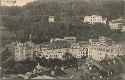 Karlsbad Eger Boehmen Militaer Badehaus  Kat. Karlovy Vary