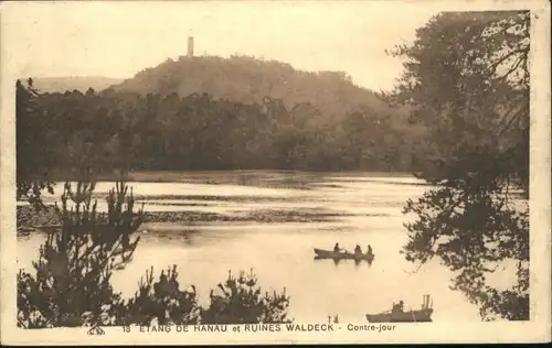 Waldeck Edersee Waldeck Ruines Etang Hanau x / Waldeck /Waldeck-Frankenberg LKR