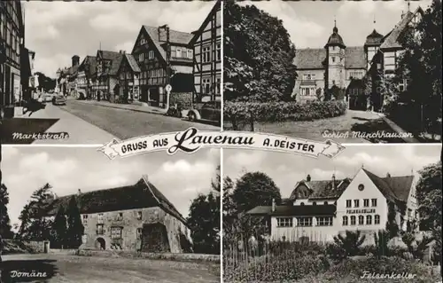 Lauenau Deister Schloss Muenchhausen Domaene Felsenkeller *