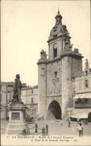 La Rochelle Charente-Maritime La Rochelle Statue de l'Amiral Duperre Tour * / La Rochelle /Arrond. de La Rochelle