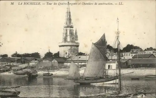 La Rochelle Charente-Maritime La Rochelle Tour des 4 Sergents Chantiers de construction x / La Rochelle /Arrond. de La Rochelle