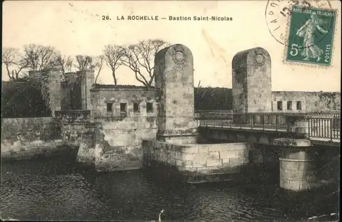 La Rochelle Charente-Maritime La Rochelle Bastion Saint Nicolas x / La Rochelle /Arrond. de La Rochelle