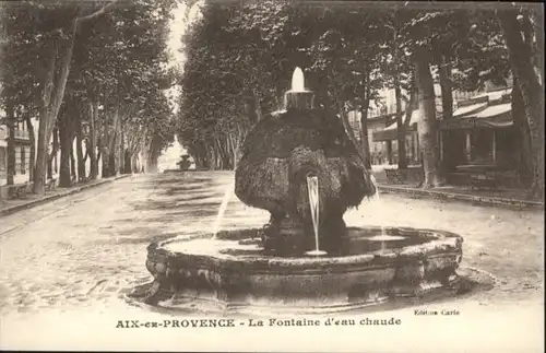 Aix-en-Provence Fontaine d'Eau Chaude *