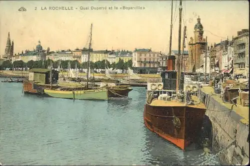 La Rochelle Charente-Maritime La Rochelle Quai Duperre Boyarville Schiff x / La Rochelle /Arrond. de La Rochelle
