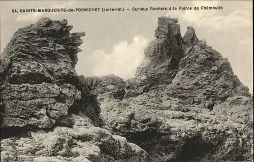 Sainte-Marguerite-de-Pornichet Rocher Pointe de Chemoulin * / Pornichet /Arrond. de Saint-Nazaire