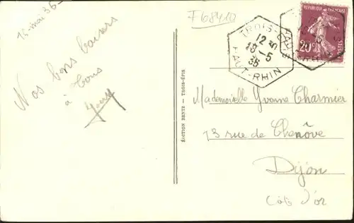 Drei-aehren Trois-Epis Trois-Epis  x / Ammerschwihr /Arrond. de Ribeauville