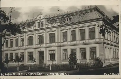 Giesshuebel Adlergebirge Tschechien Buerger-Schule x / Olesnice v Orlickych Horach /