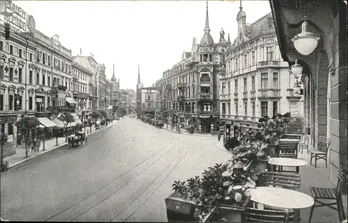 Beuthen O. S. Cafe Hindenburg Kaiser-Franz-Josef-Platz *