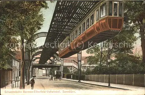 Elberfeld Wuppertal Schwebebahn Sonnborn / Wuppertal /Wuppertal Stadtkreis