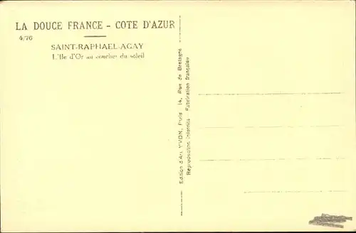 Saint-Raphael Var Agay / Saint-Raphael /Arrond. de Draguignan