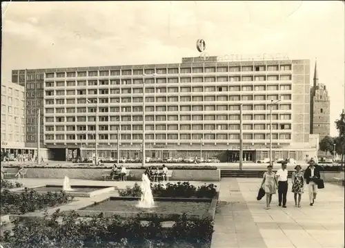 Rostock Mecklenburg-Vorpommern Interhotel Warnow / Rostock /Rostock Stadtkreis