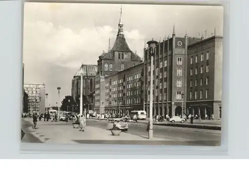 Rostock Mecklenburg-Vorpommern Rostock Marienkirche Langen Strasse x / Rostock /Rostock Stadtkreis