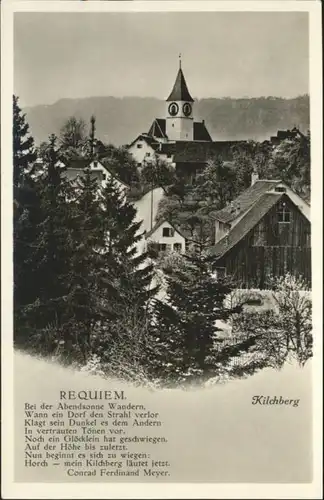 Kilchberg ZH Kilchberg Requiem  Gedicht * / Kilchberg /Bz. Horgen