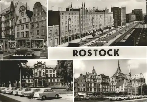 Rostock Mecklenburg-Vorpommern Rostock Kroepelinerstrasse Langestrasse Universitaet Thaelmannplatz x / Rostock /Rostock Stadtkreis