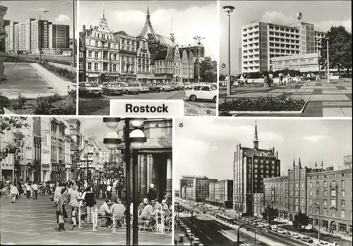 Rostock Mecklenburg-Vorpommern Rostock Wohnhochhaus Voegenteichplatz Ernst-Thaelmann-Platz Interhotel Warnow Kroepeliner Strasse Langestrasse x / Rostock /Rostock Stadtkreis