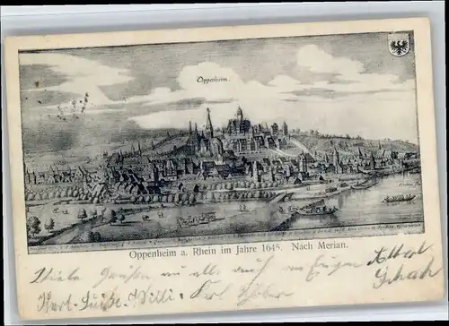 Oppenheim Oppenheim Kuenstler Merian x / Oppenheim Rhein /Mainz-Bingen LKR